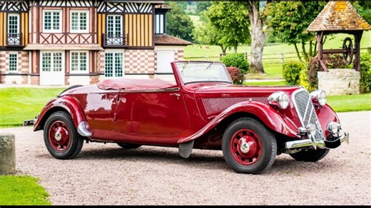 Citroën Traction 15 Six Cabriolet : Un monument de l'automobile mis aux enchères