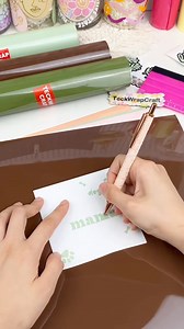 6.5K views · 74 reactions | TeckWrap 001 Boho Color Sheets Pack癩 Fall in love with the low saturation color that brings you soft visual enjoyment. Boho sheets pack include: Ink Black, Coconut White, Apricot, Piggy Pink, Shell Pink, Pastel Pink, Coffee Brown, Olive Green, Liveable Green, Baby Blue, Vanilla + Black Grid Transfer Tape x 2PCS #teckwrapcraft #teckwrapvinyl #craftergonnacraft #diyproject #vinylwrap | TeckWrap Craft | Facebook