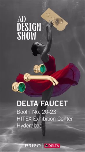 Delta Faucet Company (IN) on Instagram: "Discover an unparalleled harmony of design and technology at the Delta Faucet Booth, AD Design Show, Hyderabad 2025.� Venue: HITEX Exhibition Center, Hyderabad Dates: 5th to 6th December, 2025"