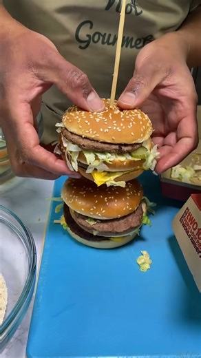 The New Cheesy Triple Big Mac 🎬 This video was produced by Network Media and Definitely Not Gourmet | The Simple Dish