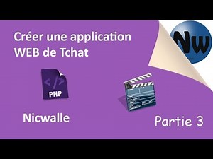 [3/6] Créer une application web de tchat avec espace membre. Partie 3
