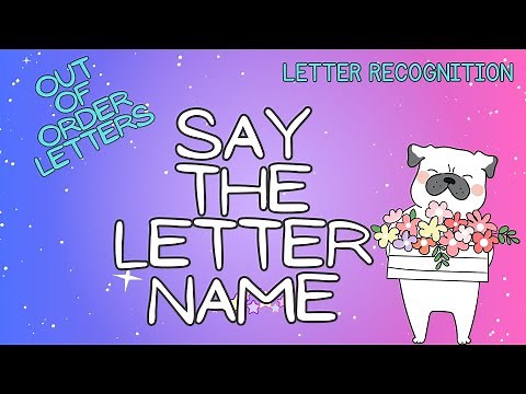 Out of Order Alphabet - Letter Recognition