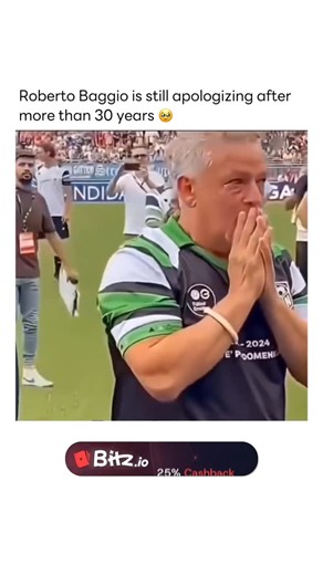 Arda on Instagram: "Roberto Baggio’s story is one of brilliance overshadowed by a single moment that refused to fade. Even though he was one of the greatest Italian footballers of his generation, people always return to the missed penalty in the 1994 World Cup final. For Baggio, that moment became a kind of emotional scar — not because fans hated him, but because he felt he had let down a country that adored him. Over the years he has spoken about it with a mix of regret and reflection, admittin