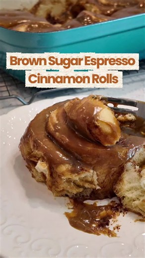 Brown Sugar Espresso Cinnamon Rolls recipe