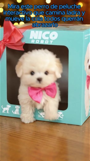 Secret para tener un cachorro realista sin limpiar después de cada juego Olvídate de los juguetes que nunca caminan ni ladran y siempre se quedan quietos Este cachorro robótico camina, ladra y mueve la cola como uno de verdad para niños y adultos Diversión inmediata y emociones reales en segundos #JuguetesInteractivos #MascotasParaNiños #RegalosDeNavidad #TikTokDescubre #JuguetesRealistas