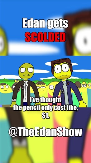 Edan gets SCOLDED #animation #funny #indieanimation #theedanshow #comedy