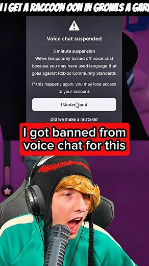 KreekCraft on Instagram: "KreekCraft gets banned from Roblox Voice Chat for saying this 鹿"