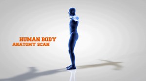 3d Model Rotating Human Body Anatomy Scan Stock Motion Graphics SBV-300203047 - Storyblocks