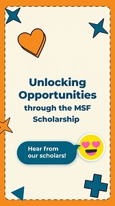 🌟 Shape Your Future with the MSF Scholarship! 🌟 Are you an aspiring undergraduate ready to make a difference? The MSF Scholarship opens doors to incredible opportunities where you can impact lives and communities. If you’re in polytechnic or junior college, now’s the perfect time to explore your options as you shortlist universities and consider open houses. Hear from our current and past scholars about what it’s like to be a part of MSF. Don’t miss out on your chance to be part of something b