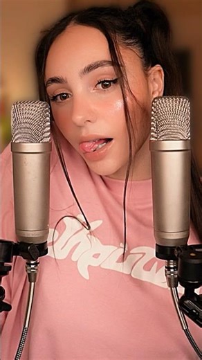 Pure wet Mouth Sounds 👄 with 2 Mics 🎙️🎙️ #ASMR