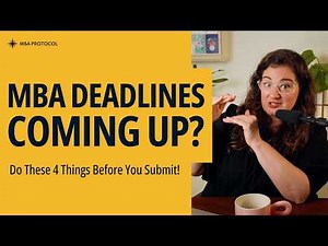 DON'T Submit Your MBA Application Without Doing These 4 Steps