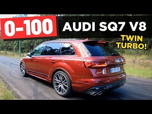 2023 Audi SQ7 (V8 TFSI) review: 0-100, 1/4 mile, 0-200 & engine sound