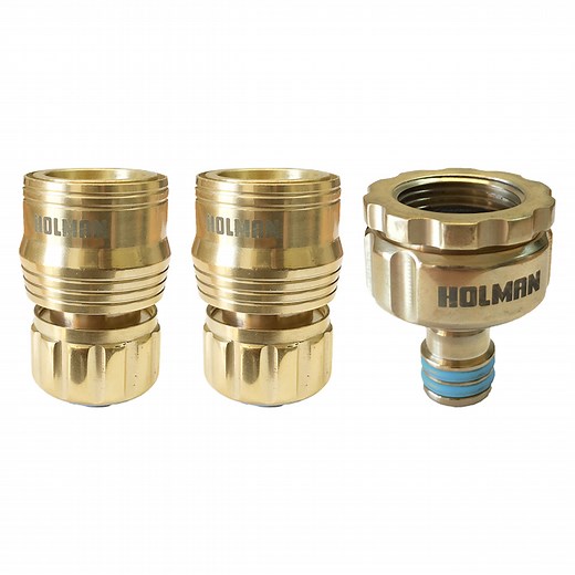 Holman 12mm Brass Hose Connector Set