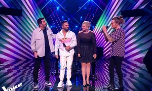 The Voice Kids 2022 – Les coachs chantent "Sous les sunlights des tropiques" de Gilbert Montagné - The Voice Kids | TF1+