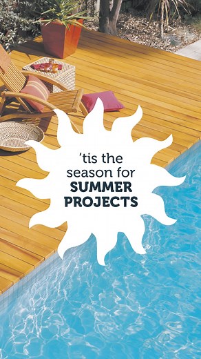 Why not start your summer paint projects with us? We get amped over deck projects, we high-five fist pump over your driveway projects and we go nuts for your fence projects. Whatever paint project you have this summer, we can't wait to get stuck in. | Inspirations Paint