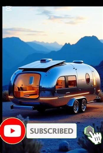 The Future of Travel 🚐⚡ | Futuristic Tiny Camper Experience#FuturisticCamper#TinyCamper#FutureLiving