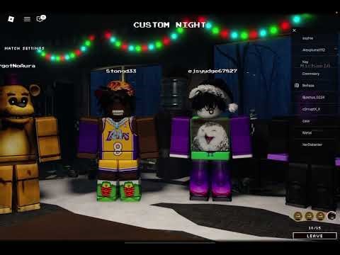 five nights at Freddy’s Roblox replica