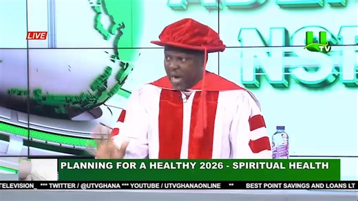 Dr. Prophet Onyamegya shares key tips for staying spiritually healthy in 2026 #UTVGhana | UTV Ghana