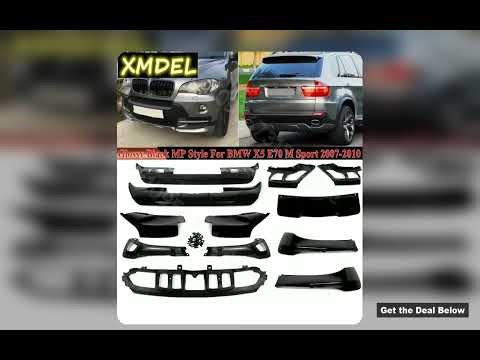 Best Bmw X5 E70 M Must Have M Sport 2007 2010 Glossy Black Body Kits Front Lip Rear Diffuser