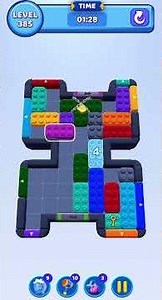 Color Block Jam Level 385 Solution Walkthrough #colorblockjam #gaming #colorblockjamgame #games