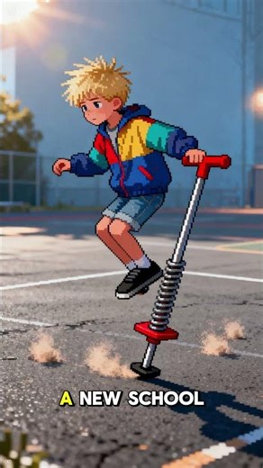 Gravity Defied: The Struggle of the Pogo Stick spring 🤸‍♂️⚙️
