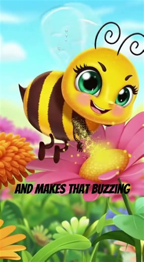 Why do bees BUZZ?! 🐝✨ #funfacts #miniminds #didyouknow #kids #scienceforkids