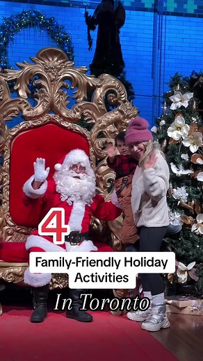 4 family-friendly holiday activities in Toronto ✨🎄 #SeeTorontoNow #torontoactivities #torontochristmas #torontomoms