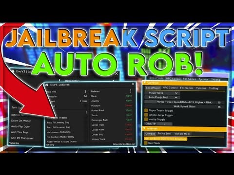 NEW Jailbreak Script Hack FAST AUTO ROB + Auto Arrest UNDETECTED! PASTEBIN 2025