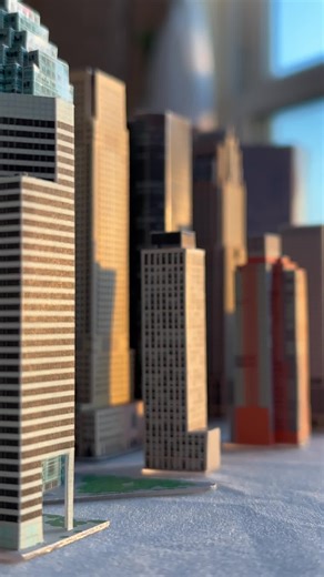 I was videoing a NYC build and had set out the NYC models for a backdr...