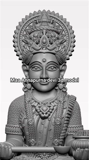 Maa Annapurna devi #god #murti #model #shortsvideo #devta #haris #rana #gangaur #harish rana #viral