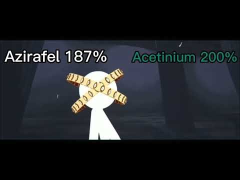 Azirafel VS Acetinium With Healthbars