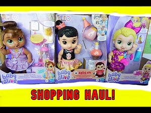 BABY ALIVE Target Shopping Haul!