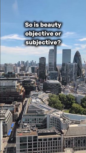 Is beauty objective or subjective?