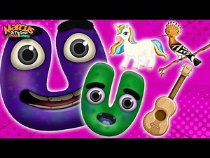 Monster Alphabet Letter U Sounds | Educational Video for Kids | ABC Phonics