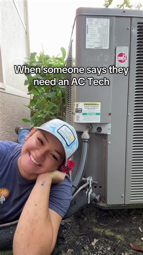 HAPPY THURSDAY GUYS AND GALS 🤠 do they make pink torch holder kits ? If not I guess I’ll just have to get the blue one 😣 MY BIRTHDAY IS THIS WEEKEND 🩷 — I actually try not to make eye contact when I hear someone say this lol I seen @hatfishroofing do this one. #hvac#hvactechnician#womenintrades#bluecollar#lexiquiroz