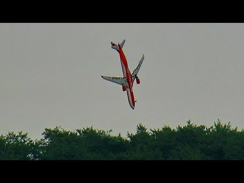 BRUTAL RC AIRLINER CRASH !!! AIRBUS A-330-300 MODEL JET DEEP IMPACT !!! TOTAL DESTROYED