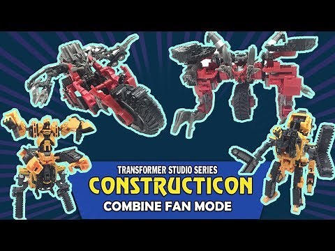 Transformer Studio series Constructicon Combine Fan Mode