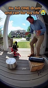 Monkey Drummer Hits One Beat and Runs for His Life 😂🐒🥁