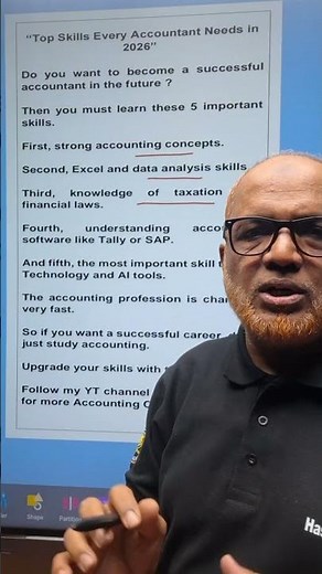Top Skills every Accountant must have in 2026 I Future of Accounting I #Shorts I #Education I