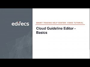 Edifecs Repository Guideline Editor Basics X12