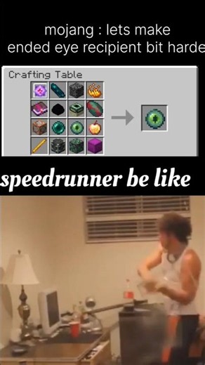 Speedrunners be like - 💀🙏 | #minecraft #memes #minecraftedit #funny #viral #gaming #minecraftshorts