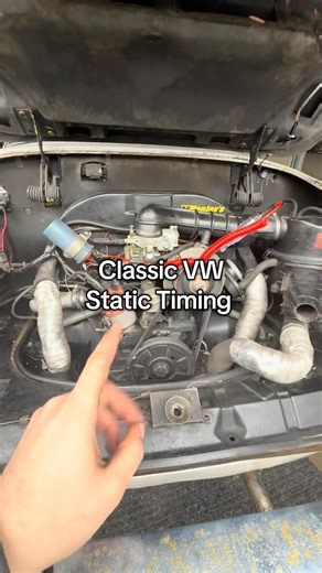 How to Classic Volkswagen Static Timing #classiccar #vw #mechanic #classicvw #volkswagen #vwbug