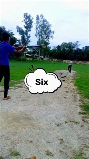 Playing cricket on ground #viral #villagecricket