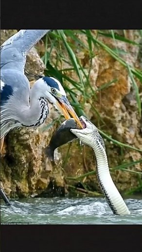 Epic Battle: Snake vs. Bird for the Catch🐍🆚🐦🐟