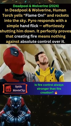 Why Pyro’s Fire Control Makes Human Torch Look Helpless #deadpoolandwolverine #pyro #trend