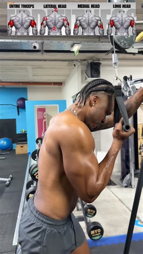 Cjae Junior | Tricep pull down | Instagram