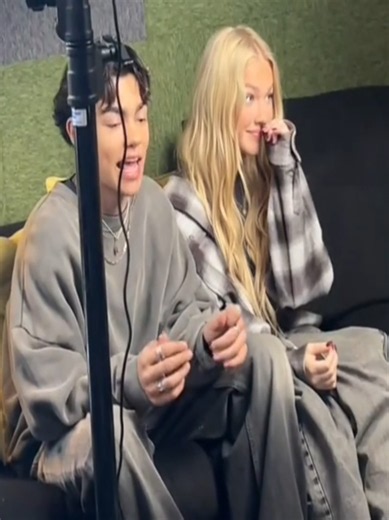 Behind the scenes clip and photo of an upcoming interview (filmed over a year ago) with Freya Skye and Malachi Barton on TeenAccessTV Thee April 1 comment refers to a different episode with other people that was published in 2025, but they said this Monday that the Freya and Malachi interview is still coming #freyaskye #malachibarton #zombies5 #zombies4 #disneyzombies