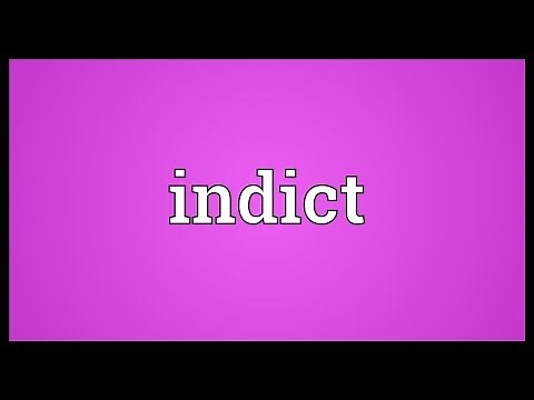 Indict Meaning