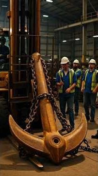 Inside the Mega Factory Turning 20-Ton Ship Anchors into 3,000-Ton Hydraulic Press Machines