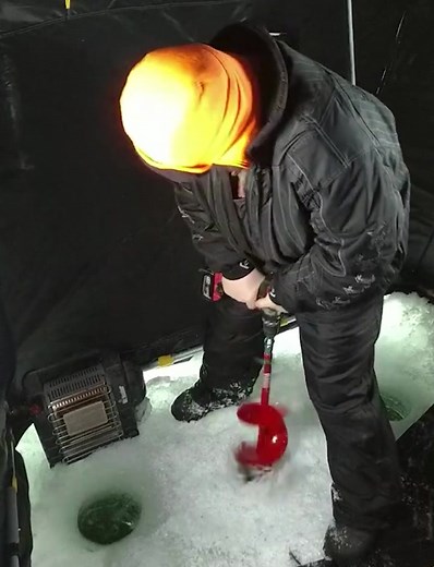 21K views · 120 reactions | Ice Auger Fail | James Maslow | Facebook